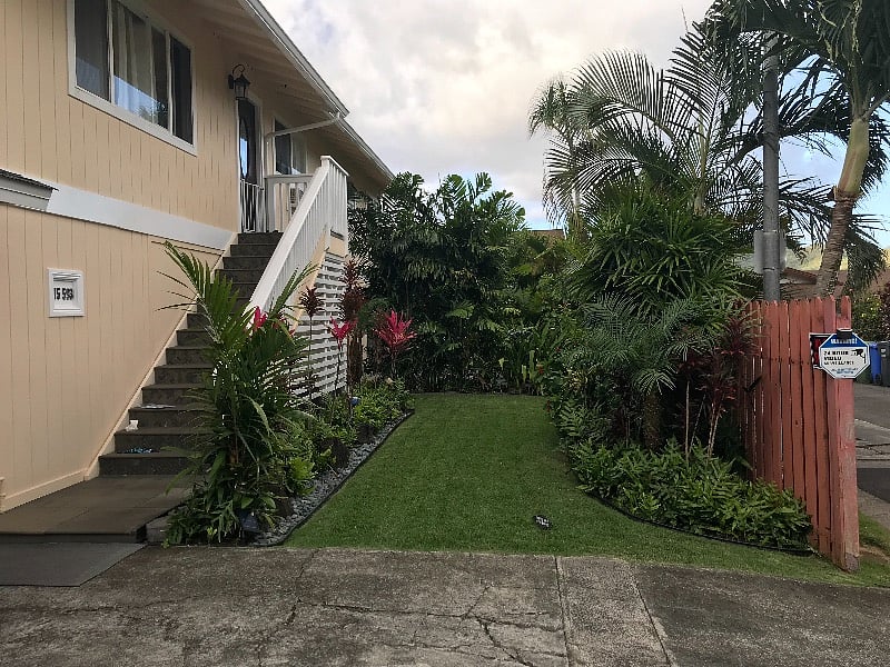 Landscaping maintenance included