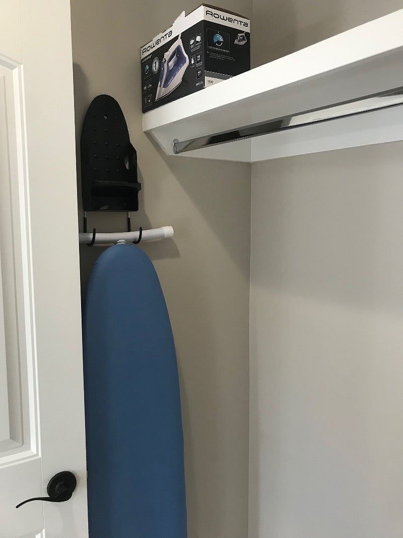 Master Bedroom Closet
Full size ironing board with iron