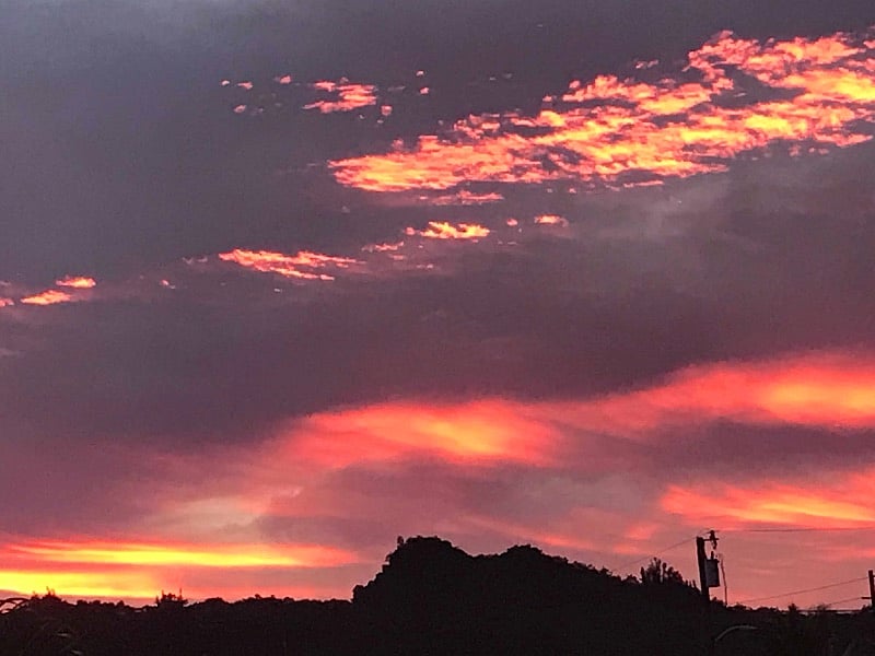 Sunset View from the house
