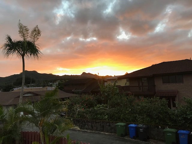 Sunset from your private patio