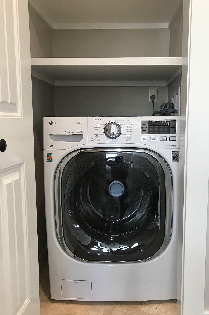 New Washer & Dryer all-in-one
inside hallway closet