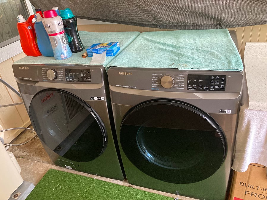 New Full Size Washer / Dryer on property
Note: shared with upstairs owner