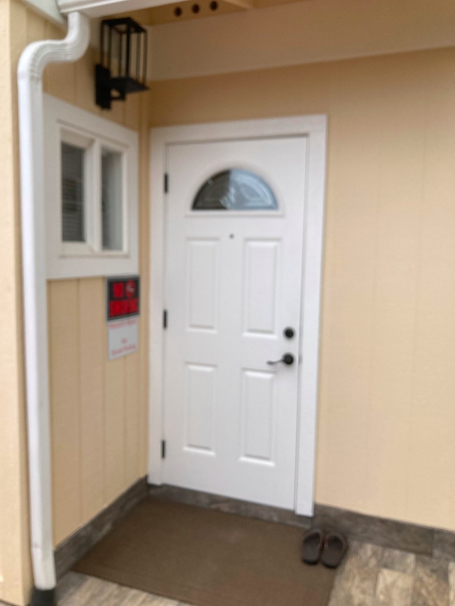 Entrance Door with Security Peep-hole