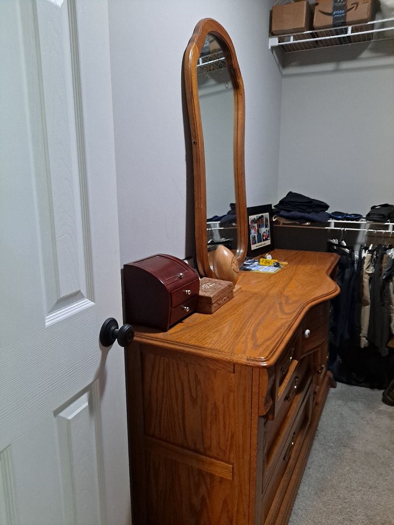 Master bedroom walk-in closet