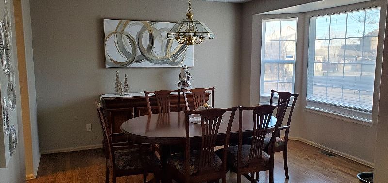 Main floor dining area