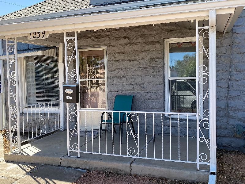 Covered front porch