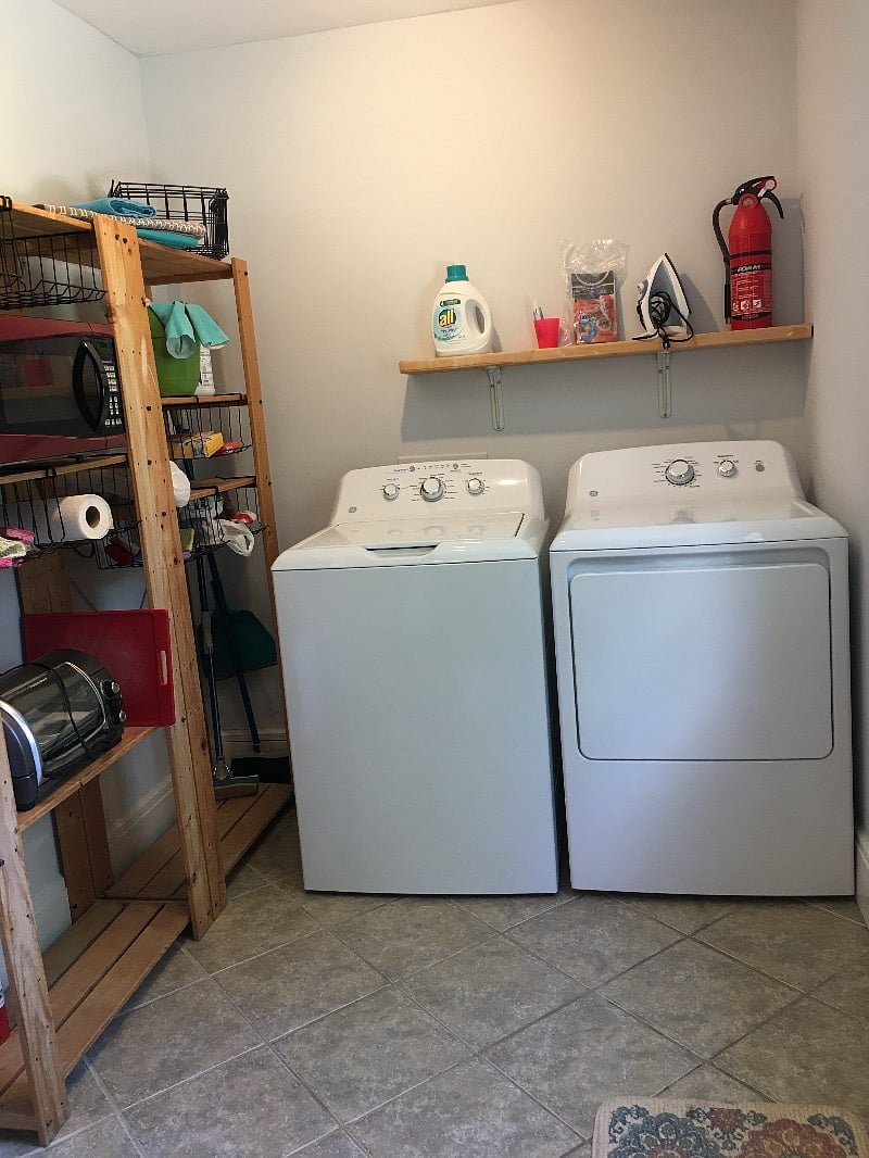 Full Capacity washer and dryer.