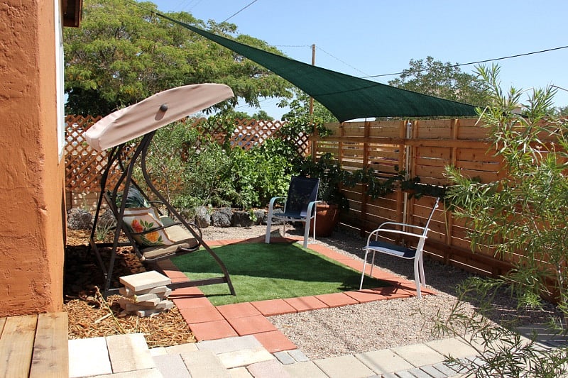 South facing courtyard is divine!