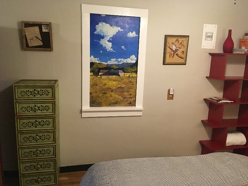 New Mexico scenery painted by my very talented nephew!