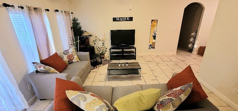 Spacious living area 