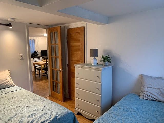 Second bedroom with one full and one twin bed