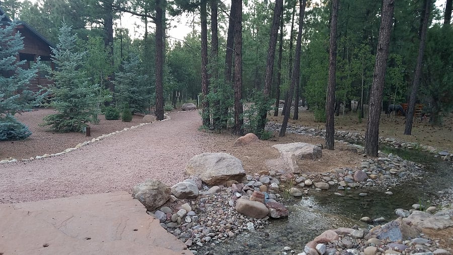 Paths throughout our community. Water features are seasonal (May-Oct).