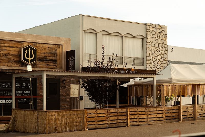 Baypark Village restaurants- 1 block south of property.