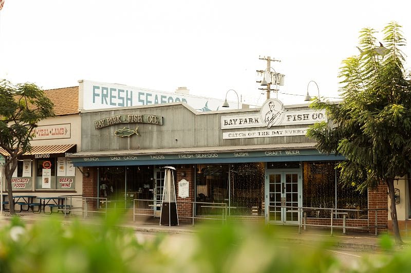 Baypark Village restaurants- 1 block south of property.