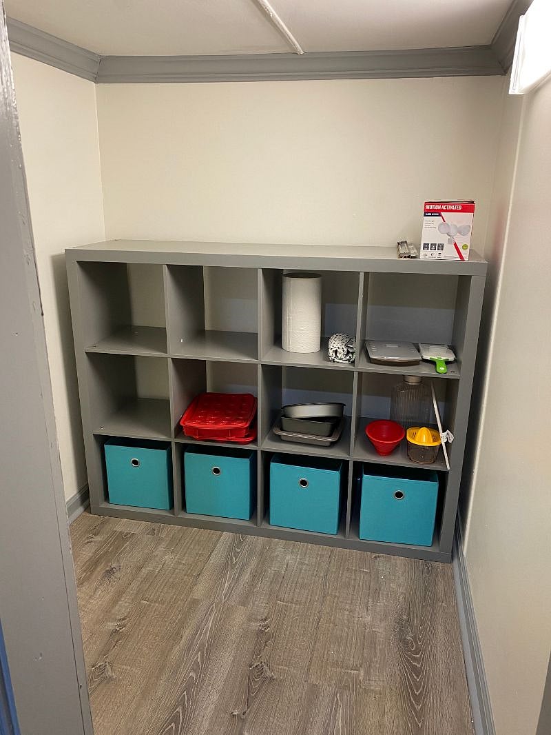 Large pantry.