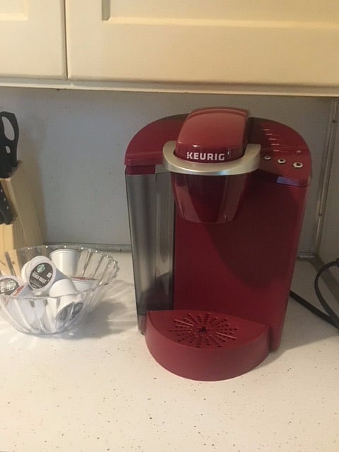 Keurig with coffee pods