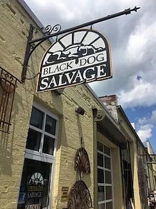Black Dog Salvage is a few blocks down the road from Windsor Lofts