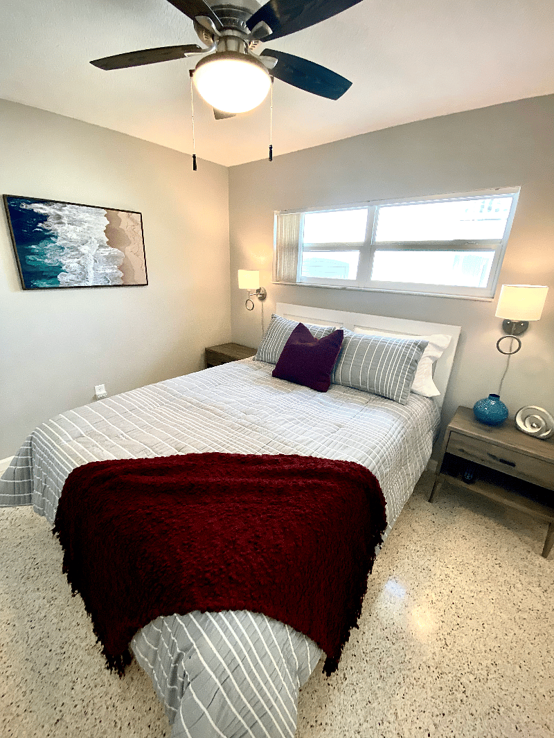 Queen bed