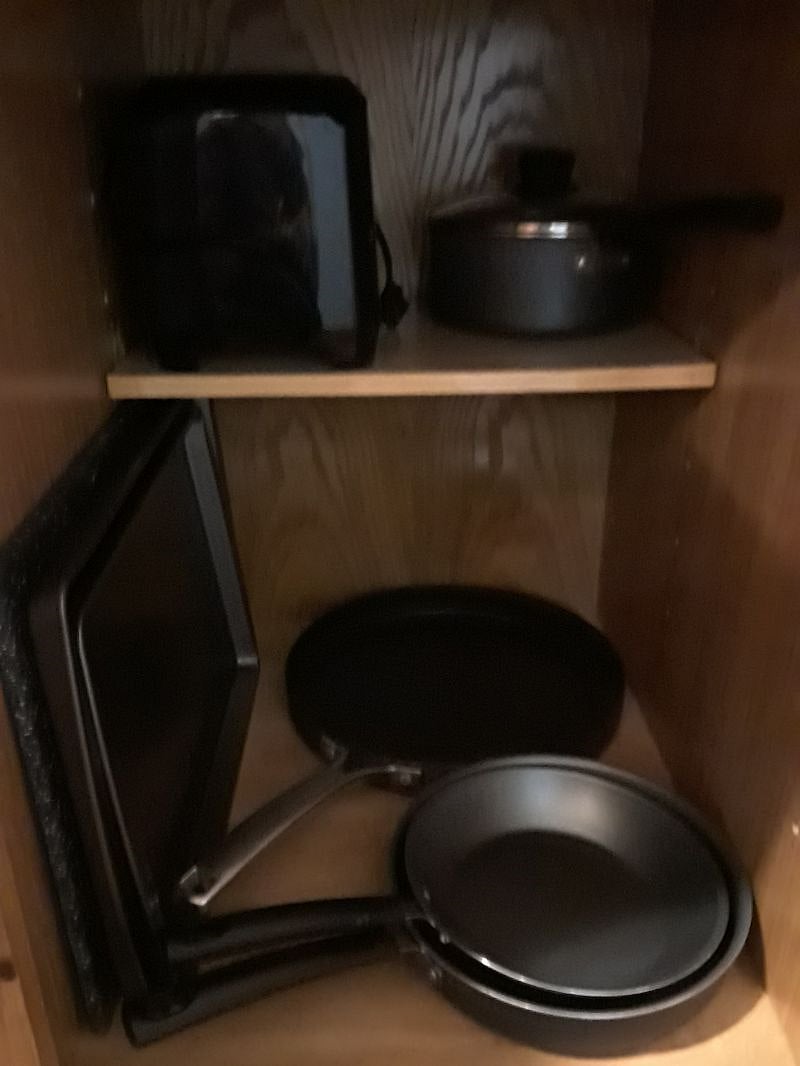 Pots and pans.