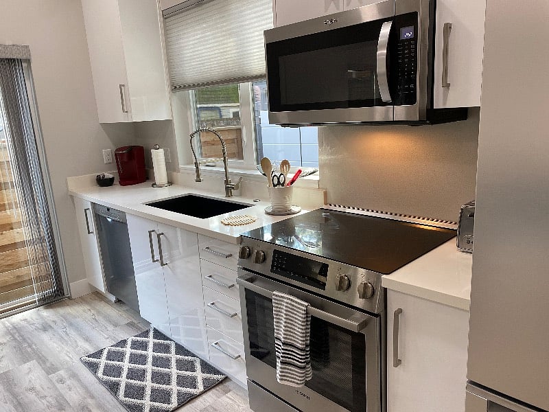 Kitchen with Stainless Appliances
