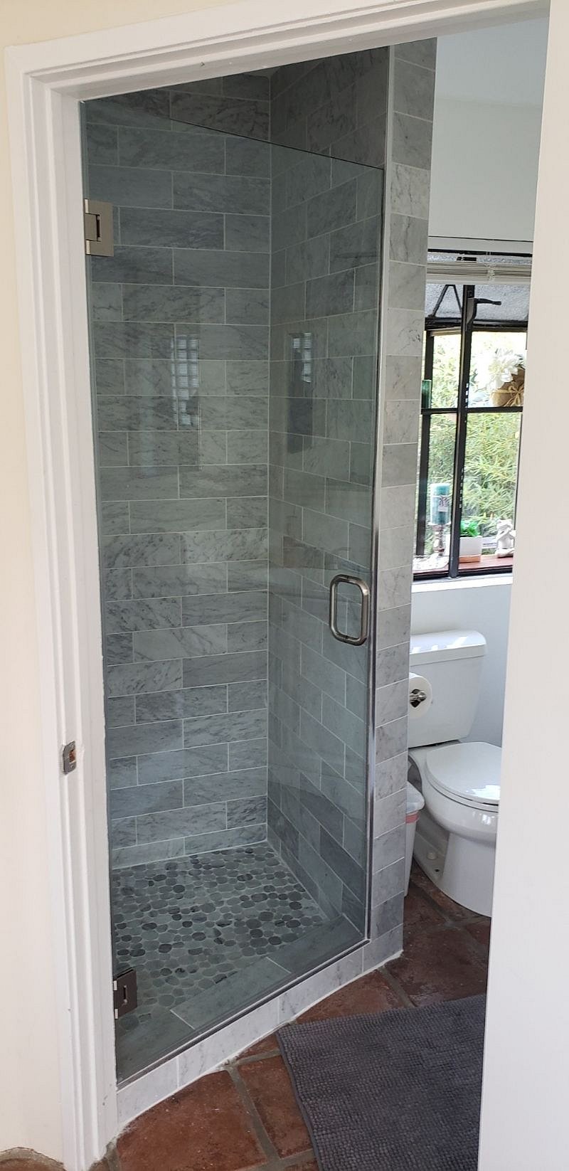 Marble shower
