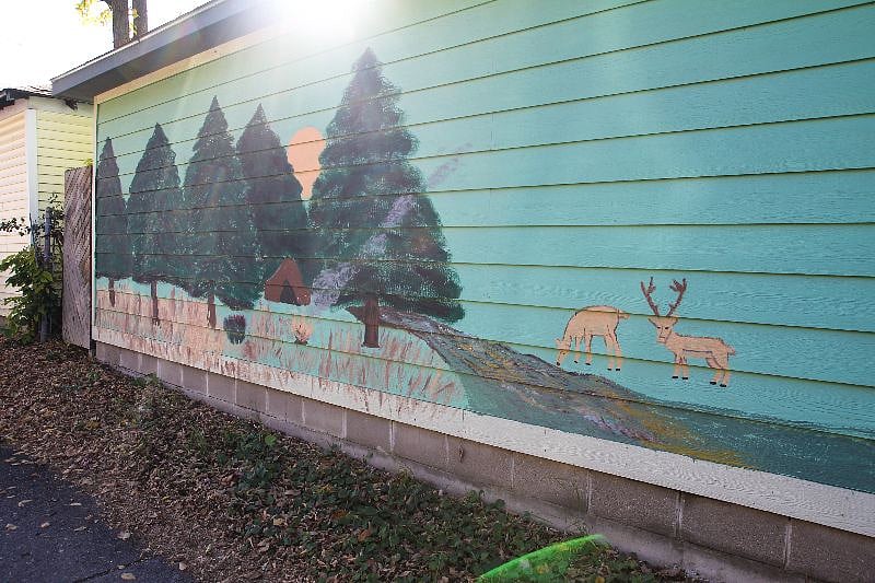 garage mural