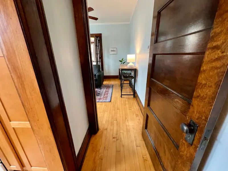 View into living room.