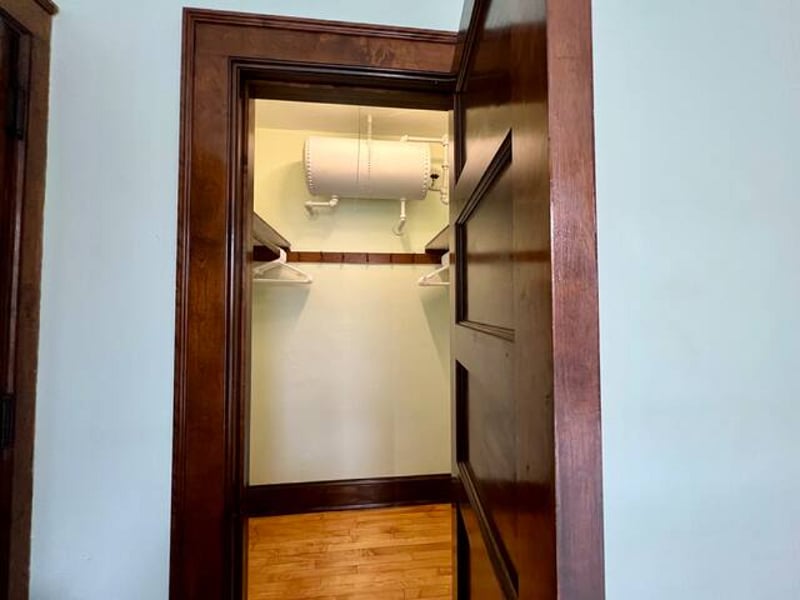 3rd closet. In back bedroom.
