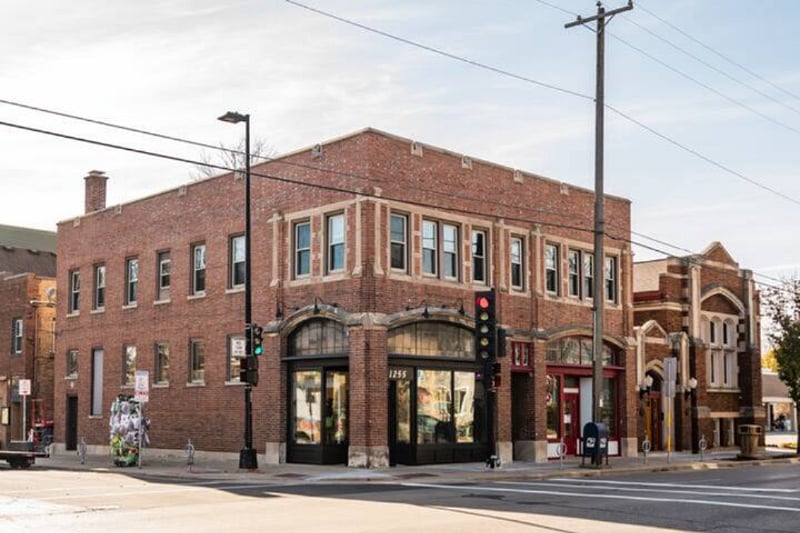 Exterior view of building.