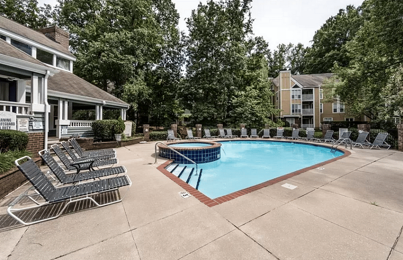 Private community pool + club house.