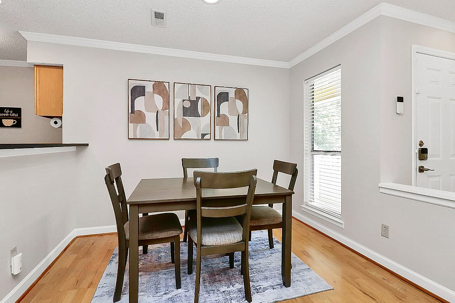 Dine with the family and enjoy memorable meals in the dining space