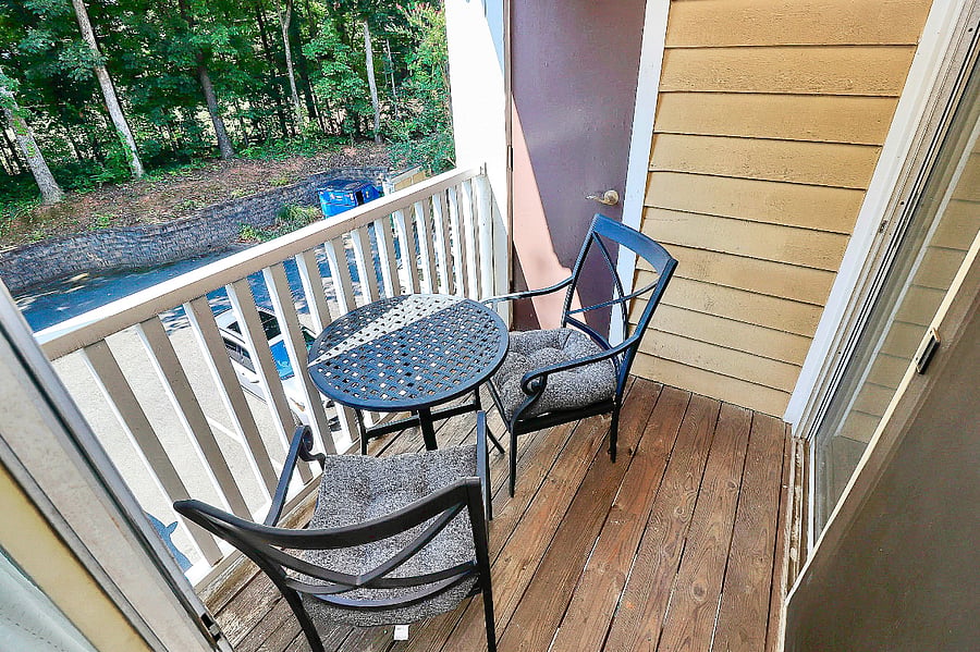 Grab a book or your favorite sip out on the balcony