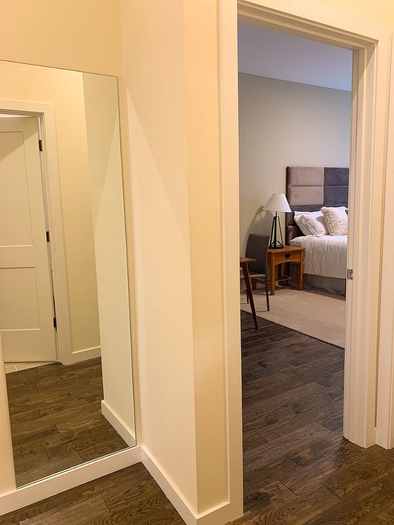 Entrance to the private suite