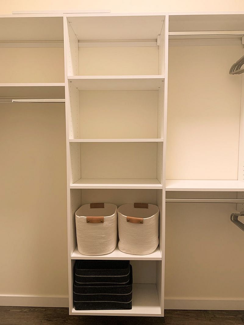 Walk-in Closet with storage