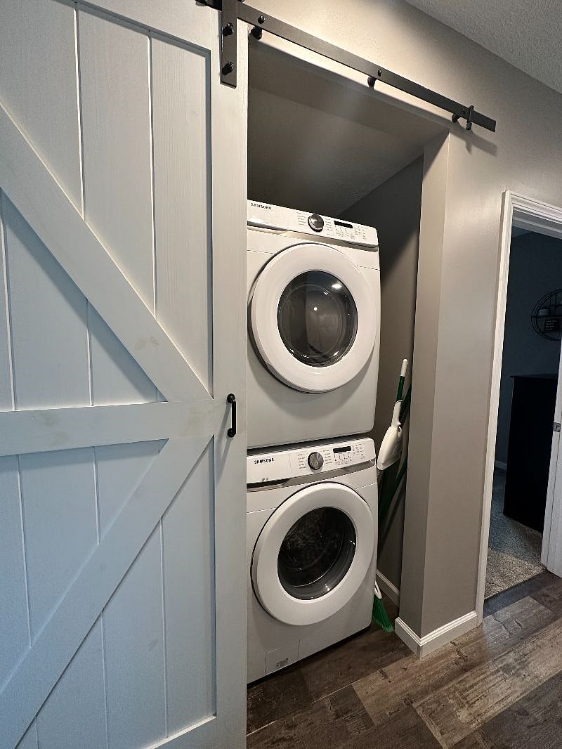 Full-size laundry on the main floor.
