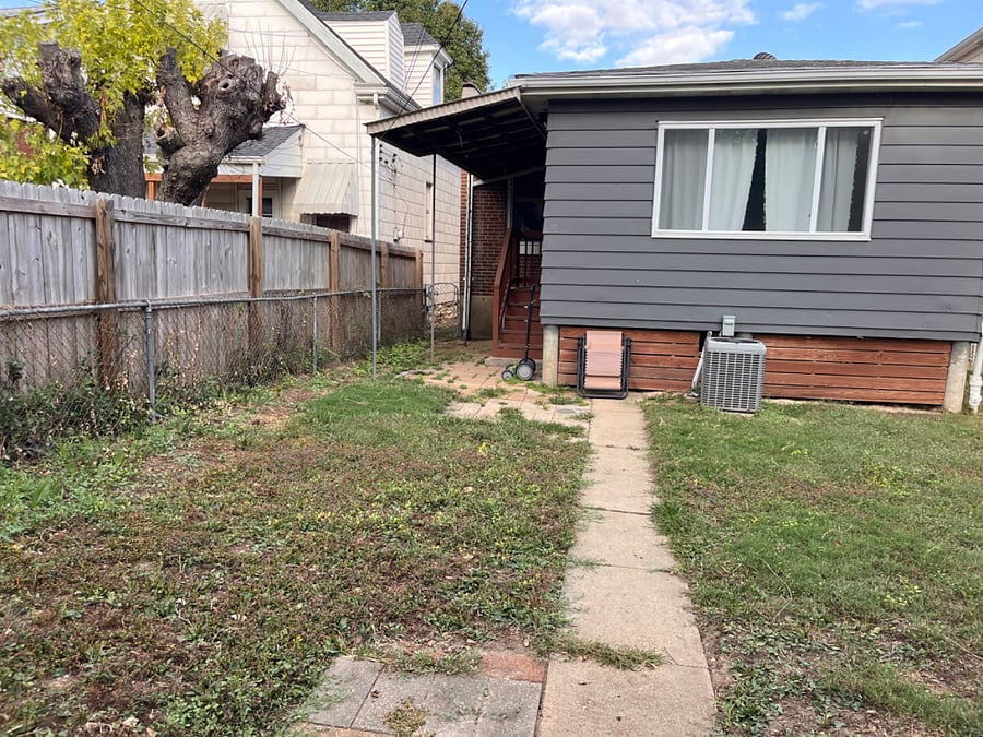 Fenced in yard