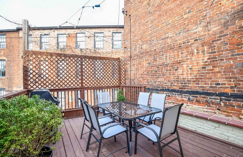 Deck for enjoying the weather