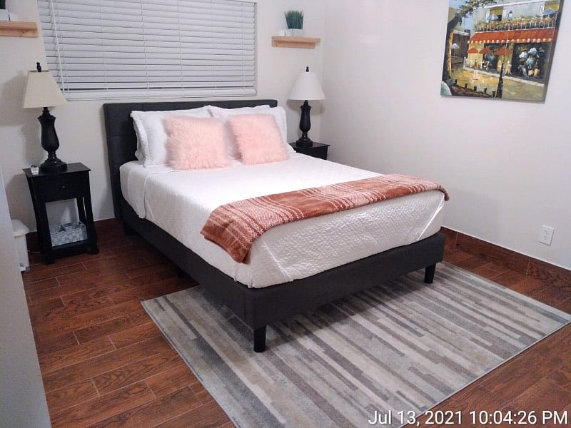 Guest Bedroom 2 with Queen Bed and Memory Foam mattress