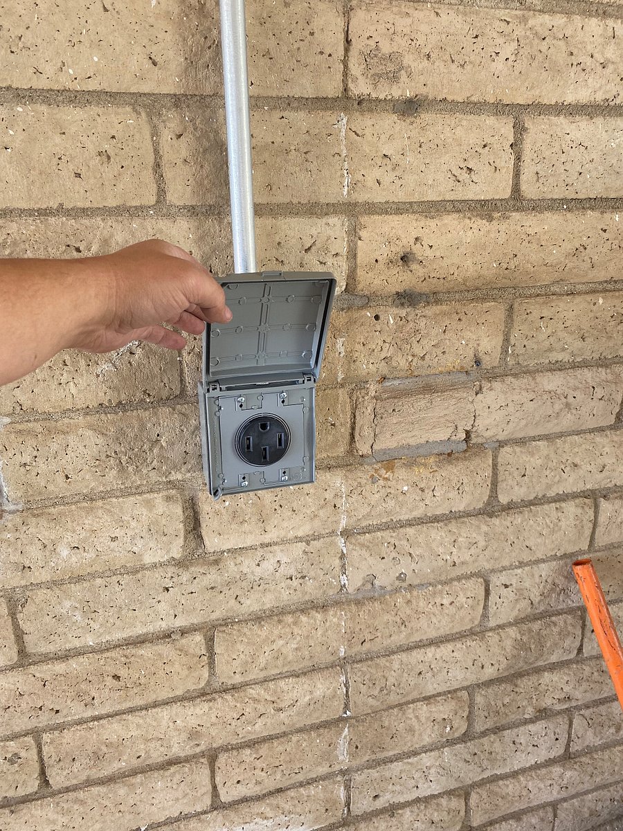 50A NEMA Outlet for fast charging your EV