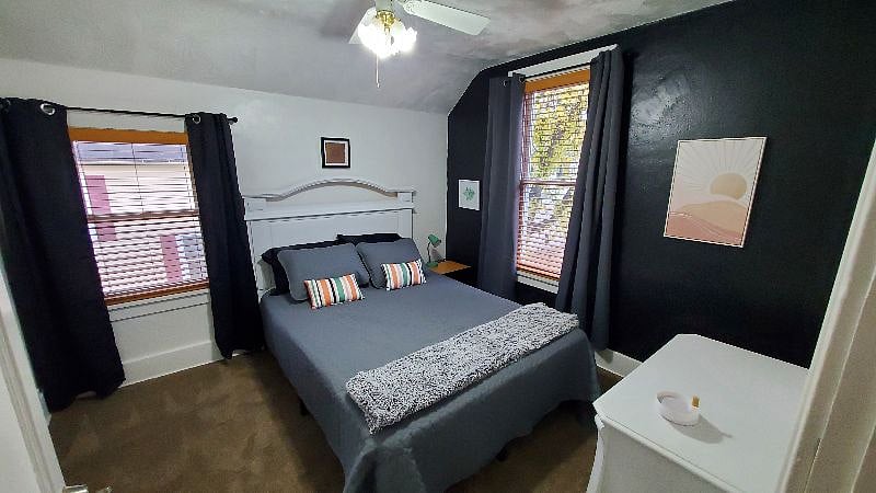 Room 3: Room darkening curtains and blinds to help you rest whenever needed.