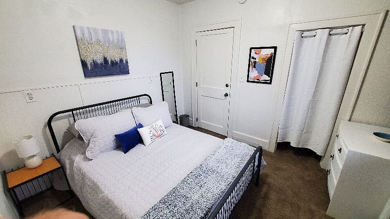 Room 4: We've invested in several types of good quality pillows. Each bed will feature a variety to please almost any preference.