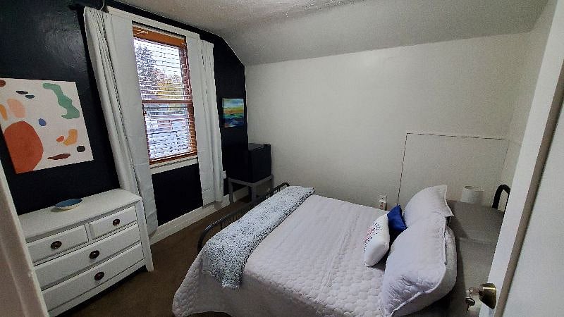Room 4: Room darkening curtains and blinds to help you rest whenever needed.