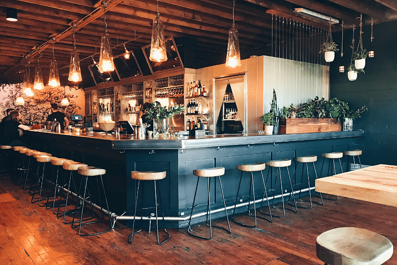 Nearby dining! Walden Bar - .5 miles from the townhouse.