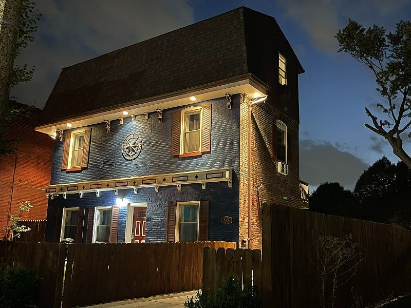 Well lit exterior
