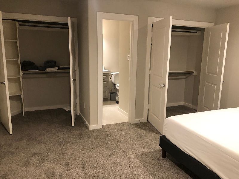 Master Bedroom closets (2 closets)