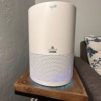 Unit includes two air purifiers. One in living room and one in bedroom.