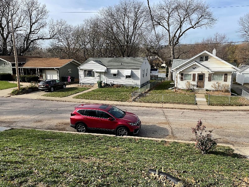 View across street