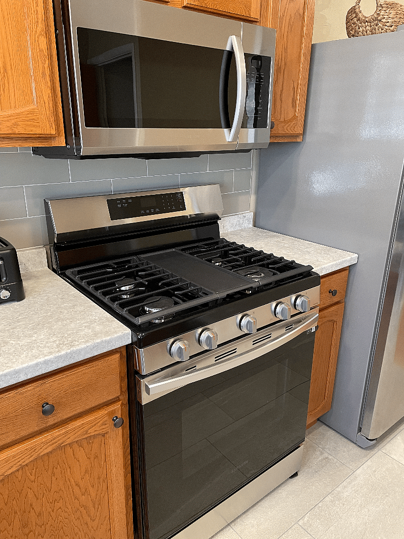 Heres your gas fireplace!