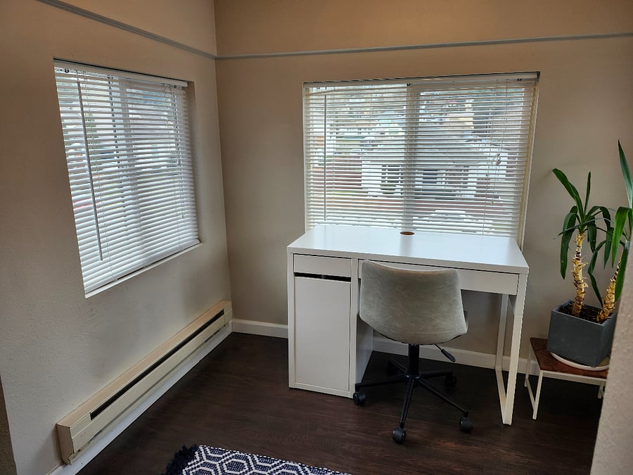 Unit B desk area