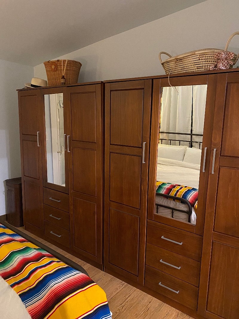 Large dual wardrobes